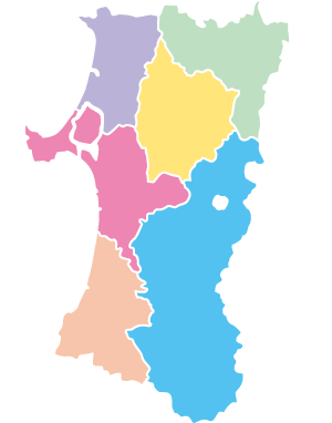 秋田県マップ